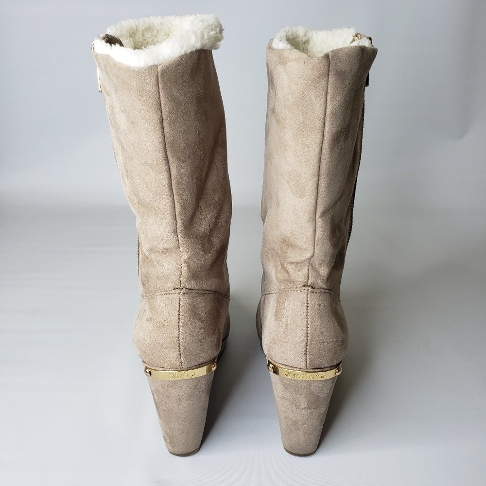 Juicy Couture Taupe Kasia Wedge Boots/Booties 8 - Picture 9 of 16
